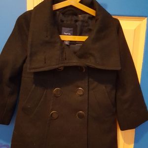 Girls wool pea coat